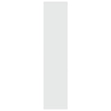 Book Cabinet/Room Divider High Gloss White 100x30x135 cm 811760