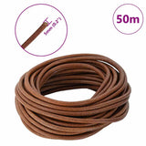 Leather Cord Light Brown 5 mm x 50 m Leather 42022011