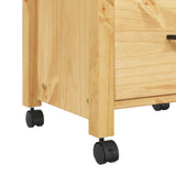Kitchen Trolley MONZA 48x40x88.5 cm Solid Wood Pine 376082