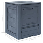 Garden Composters 3 pcs Grey 60x60x73cm 780 L 278920