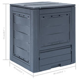 Garden Composters 3 pcs Grey 60x60x73cm 780 L 278920