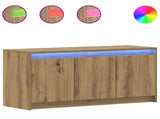 TV Cabinet 100 x 34 x 50 cm Artisan Oak Engineered Wood 8010958