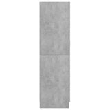 803438 Wardrobe Concrete Grey 82,5x51,5x180 cm Engineered Wood