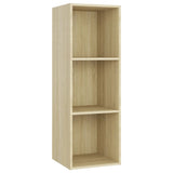 TV Cabinets 3 pcs Sonoma Oak 107x35x37 cm Engineered Wood 3079964