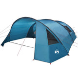 Tunnel Tent 6-Person with Roof Blue and Grey 700 x 590 x 215 cm 42004048