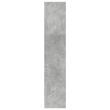 Bookcase Concrete Grey 57x28.5x141 cm Engineered Wood 847999