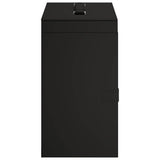 Jewellery Box 5-Layer with Mirror Lockable Black 4103563