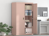 Storage Cabinet Pink 80 x 40 x180 cm Steel 3406185