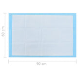 Pet Training Pads 100 pcs 90x60 cm Non Woven Fabric 170763