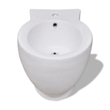 Round Bidet Stand White High-quality Ceramic 140665
