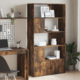 Bookcase Smoked Oak 100x36x189 cm Engineered Wood 3295328