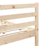 Bed Frame without Mattress 75x190 cm Small Single Small Single Solid Wood 3101243