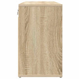 Shoe Cabinet Sonoma Oak 77.5 x 30 x 51 cm Engineered Wood 808678