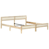 Bed Frame without Mattress Solid Mango Wood 200 cm 288429