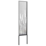 Garden Privacy Screen Silver 32 x 140 cm Stainless steel 876242