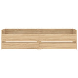 Bed Frame with Drawers without Mattress Sonoma Oak 100x200 cm 3207338