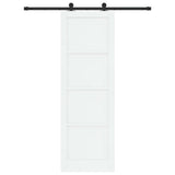 Sliding Door Set Manual White and black 78 x 232 cm 3333335