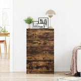 815075 Sideboard Smoked Oak 60x35x98,5 cm Engineered Wood