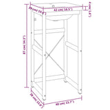 Bathroom Washbasin Frame with Built-in Basin White Iron 3101385