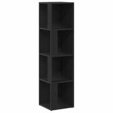 Corner Shelves Black Oak 33 x 33 x 132 cm Engineered Wood 862692