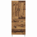 Highboard Old Wood 69.5 x 34 x 180 cm Engineered Wood 3415622