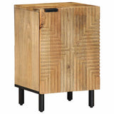 5 Piece Bathroom Furniture Set Brown Solid Wood Mango 3310009