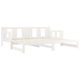 Pull-out Day Bed without Mattress White 2x cm 820288
