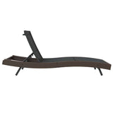 Sun Lounger Reclining 197 x 70 x 82 cm Poly Rattan 42009976