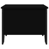 Coffee Table Black 75x51x40 cm Engineered Wood 848484