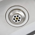 ZNTS Handmade Kitchen Sink Stainless Steel 145076