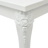 Coffee Table 80x80x42 cm High Gloss White 243379