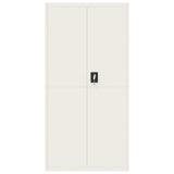 File Cabinet White 90x40x220 cm Steel 3188314