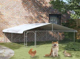 Outdoor Dog Kennel with Roof 300x300x150 cm 171501