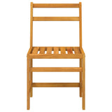 Balcony Set Natural Acacia Wood Solid Acacia wood Compact 365854