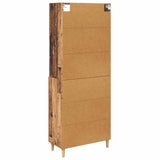 Highboard Old Wood 69.5 x 32.5 x 180 cm Engineered Wood 3415708