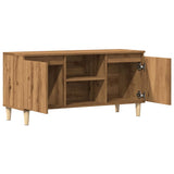 TV Cabinet Artisan Oak 102x35x50 cm Engineered Wood 856429