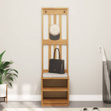 Hall Tree SANDNES 45x40x159.5 cm Solid Wood Pine 4010478