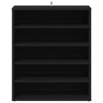 Shoe Cabinet Black 60x35x70 cm Engineered Wood 808937