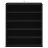Shoe Cabinet Black 60x35x70 cm Engineered Wood 808937