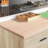Garage Cabinets 2 pcs Sonoma Oak Engineered Wood 3328334