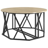 ZNTS Coffee Table Sonoma Oak Engineered Wood 80 x 80 x 42 cm 868250