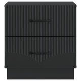 Bedside Cabinet 2 pcs Black 43 x 34.5 x 44.5 cm Engineered Wood 895218