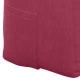 Back Pillow Wine Red 200 x 24 x 50 cm Velvet 42014608