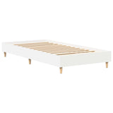 Bed Frame White 80 x 200 cm Engineered Wood 8009059