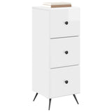 Drawer Cabinet High Gloss White 33 x 34.5 x 90 cm 895539