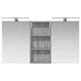 Bathroom Cabinet Set 3 pcs 110 x 10.5 x 60.5 cm Engineered wood 3403725