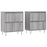 Sideboards 2 pcs Grey Sonoma Engineered Wood 3190179