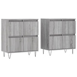Sideboards 2 pcs Grey Sonoma Engineered Wood 3190179