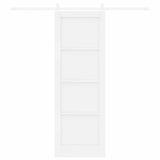 Sliding Door ORKDAL White 73.5 x 211 cm Solid Pine Wood 3333749