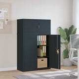 File Cabinet Anthracite 90x40x145 cm Steel 3188330